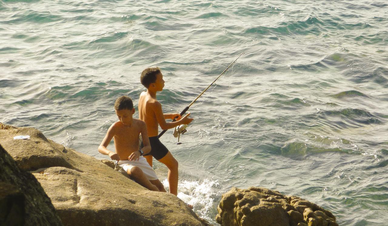 Mouggae Blues Villas Beau Vallon  Bagian luar foto